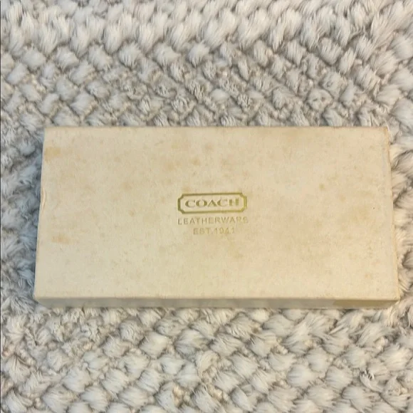 🖤 Vintage 2001 COACH Leatherware Black Signature Wallet – NWT / Never Used 🖤 - Picture 3 of 12